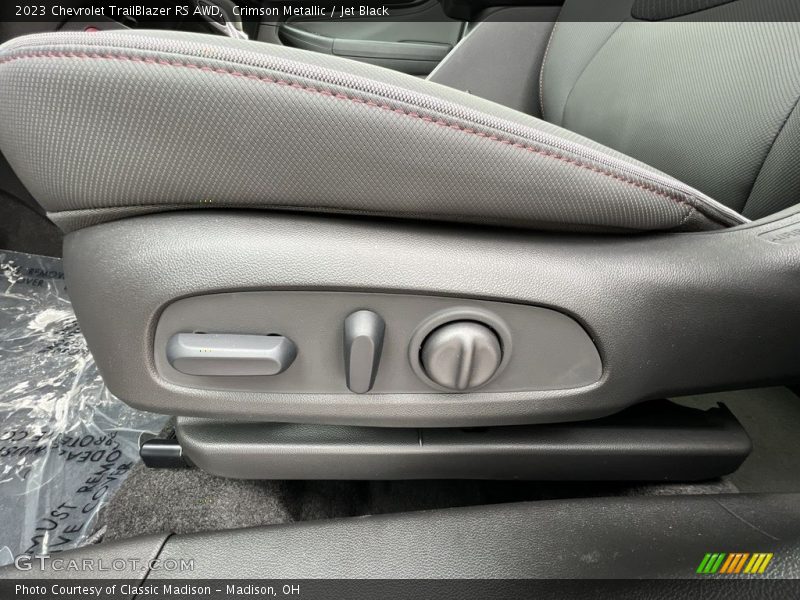 Front Seat of 2023 TrailBlazer RS AWD