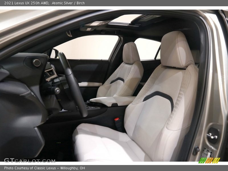 Front Seat of 2021 UX 250h AWD