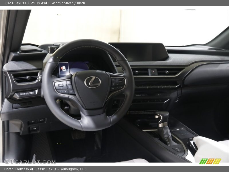 Dashboard of 2021 UX 250h AWD