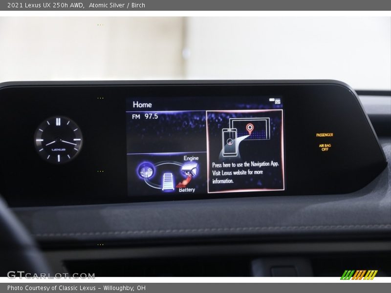 Atomic Silver / Birch 2021 Lexus UX 250h AWD