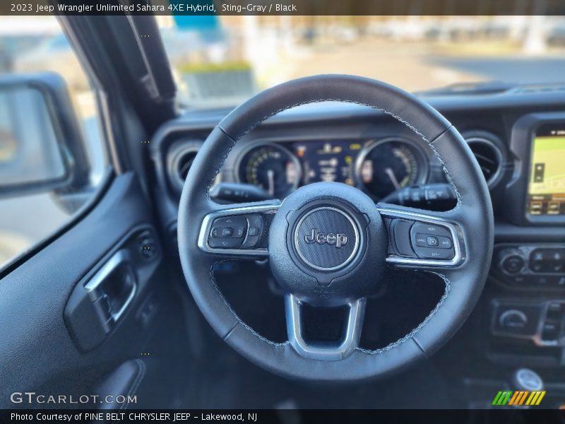 Sting-Gray / Black 2023 Jeep Wrangler Unlimited Sahara 4XE Hybrid