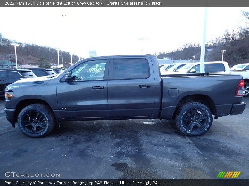  2023 1500 Big Horn Night Edition Crew Cab 4x4 Granite Crystal Metallic