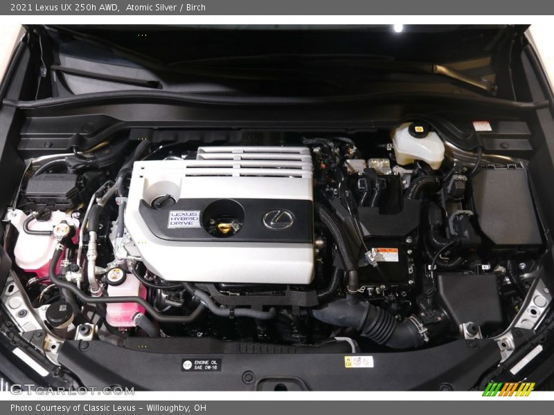  2021 UX 250h AWD Engine - 2.0 Liter DOHC 16-Valve VVT-i 4 Cylinder Gasoline/Electric Hybrid