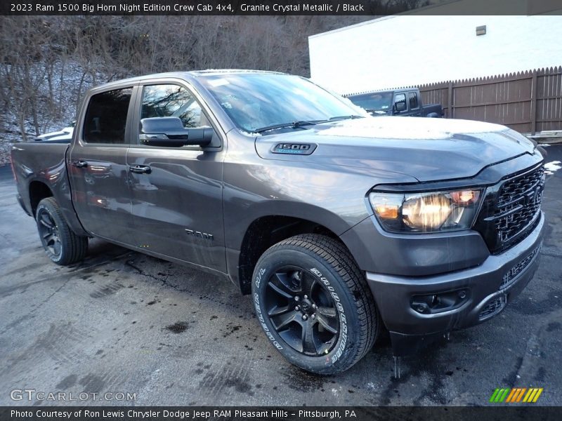 Front 3/4 View of 2023 1500 Big Horn Night Edition Crew Cab 4x4