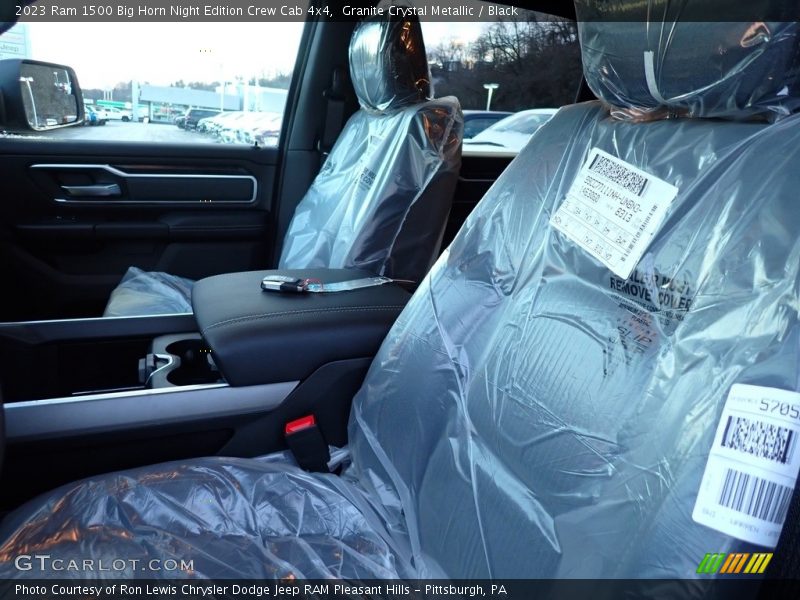 Granite Crystal Metallic / Black 2023 Ram 1500 Big Horn Night Edition Crew Cab 4x4