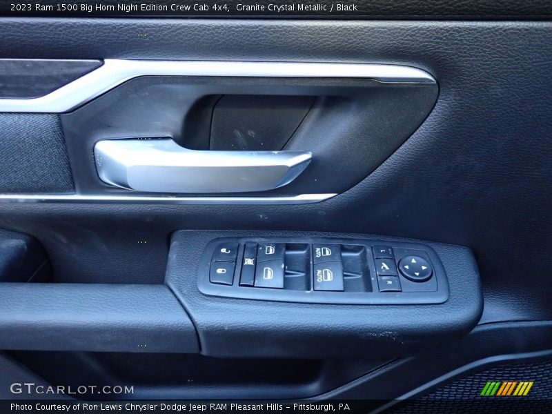 Granite Crystal Metallic / Black 2023 Ram 1500 Big Horn Night Edition Crew Cab 4x4
