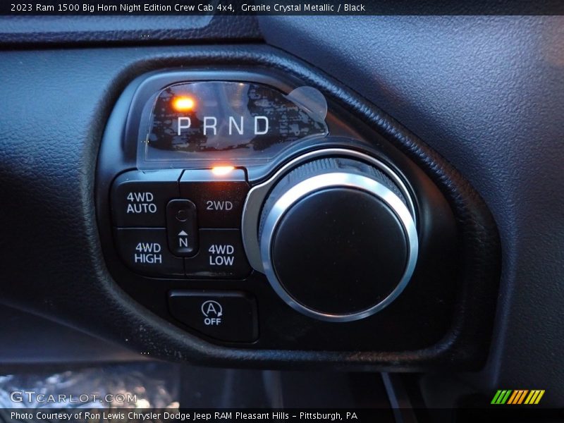  2023 1500 Big Horn Night Edition Crew Cab 4x4 8 Speed Automatic Shifter