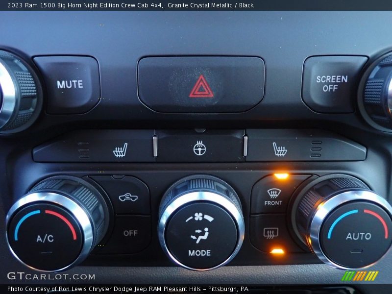 Granite Crystal Metallic / Black 2023 Ram 1500 Big Horn Night Edition Crew Cab 4x4