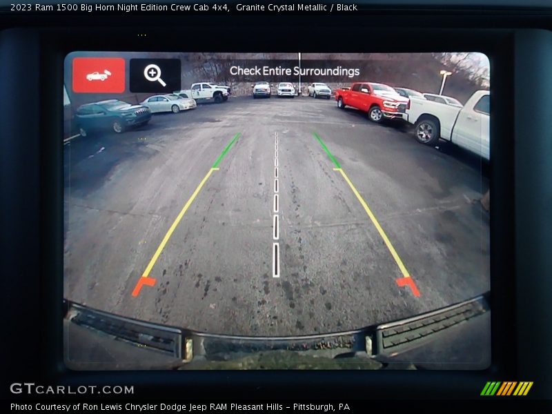 Granite Crystal Metallic / Black 2023 Ram 1500 Big Horn Night Edition Crew Cab 4x4