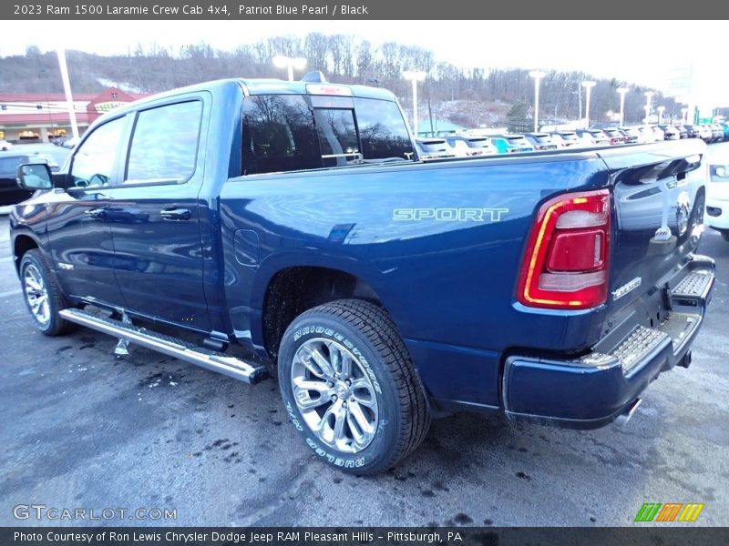 Patriot Blue Pearl / Black 2023 Ram 1500 Laramie Crew Cab 4x4