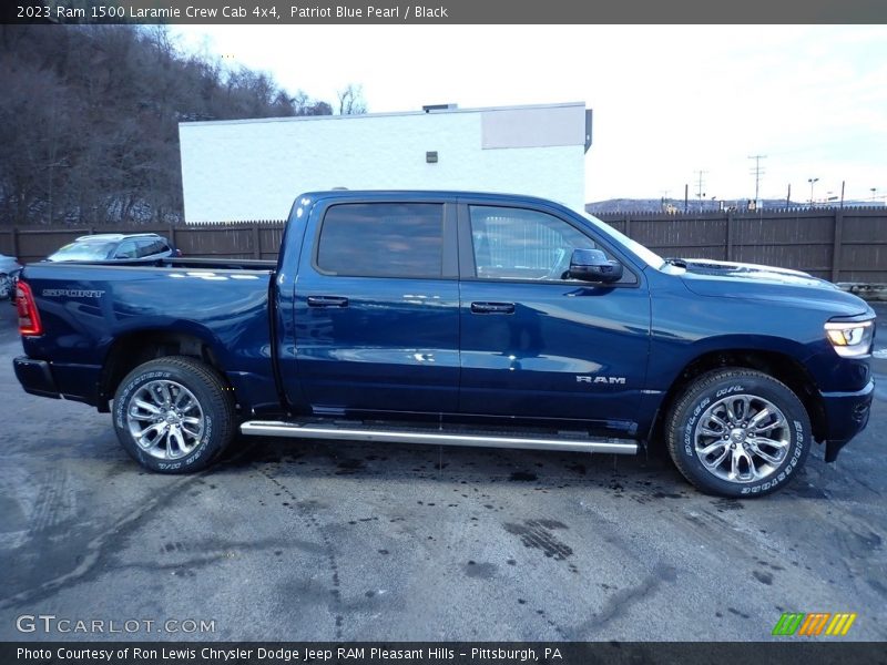 Patriot Blue Pearl / Black 2023 Ram 1500 Laramie Crew Cab 4x4