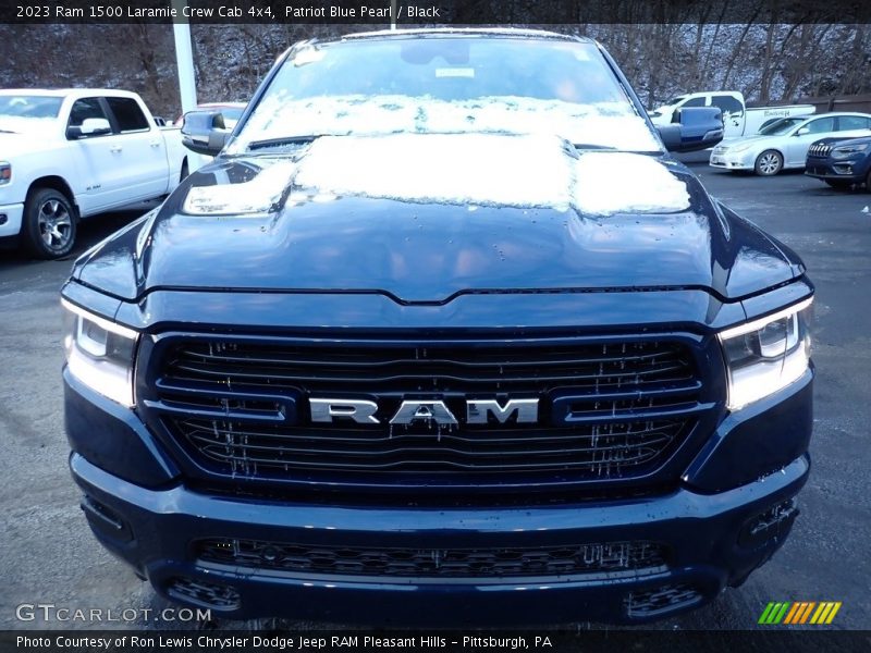Patriot Blue Pearl / Black 2023 Ram 1500 Laramie Crew Cab 4x4
