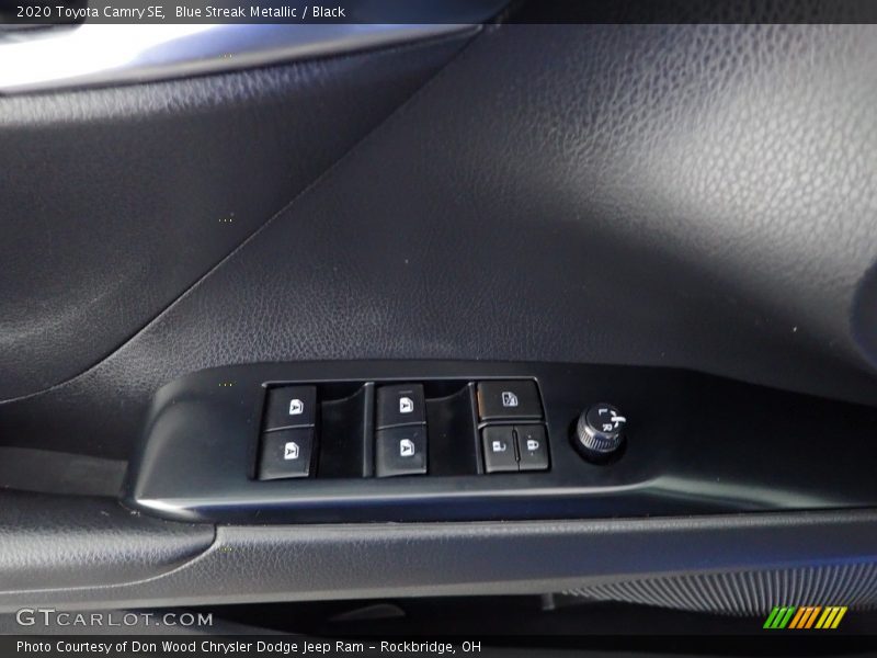 Blue Streak Metallic / Black 2020 Toyota Camry SE