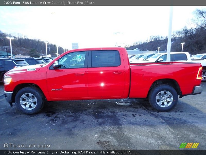 Flame Red / Black 2023 Ram 1500 Laramie Crew Cab 4x4