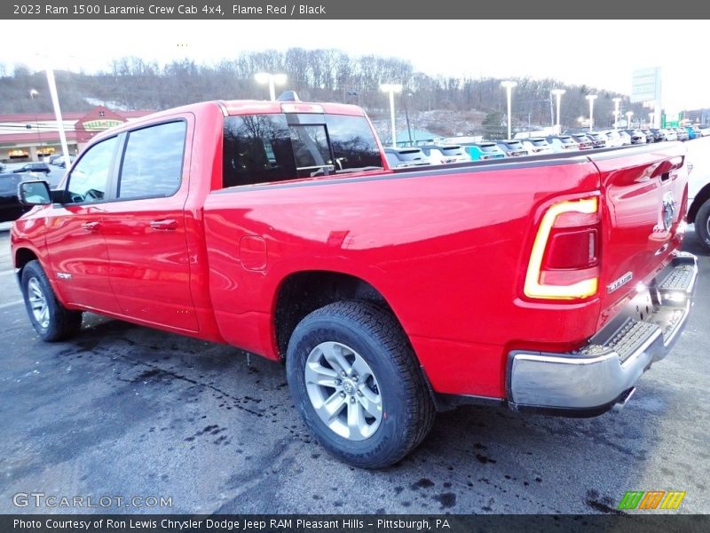 Flame Red / Black 2023 Ram 1500 Laramie Crew Cab 4x4