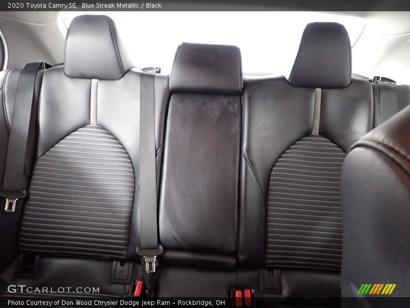 Blue Streak Metallic / Black 2020 Toyota Camry SE