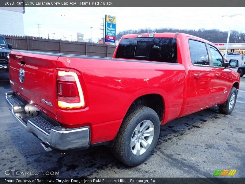 Flame Red / Black 2023 Ram 1500 Laramie Crew Cab 4x4