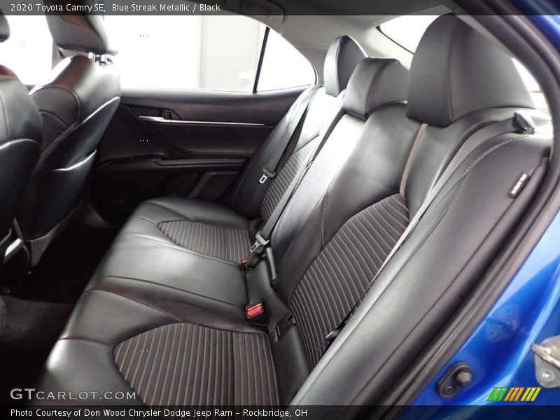 Blue Streak Metallic / Black 2020 Toyota Camry SE