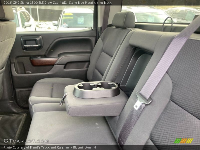 Stone Blue Metallic / Jet Black 2016 GMC Sierra 1500 SLE Crew Cab 4WD