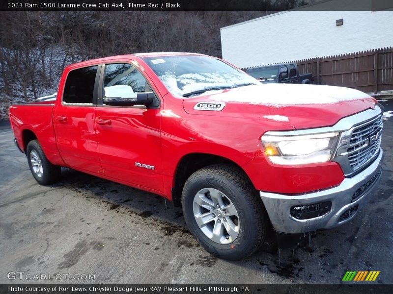 Flame Red / Black 2023 Ram 1500 Laramie Crew Cab 4x4