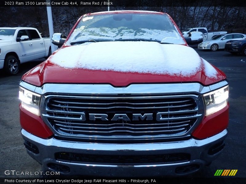 Flame Red / Black 2023 Ram 1500 Laramie Crew Cab 4x4