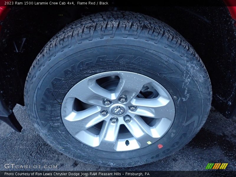 Flame Red / Black 2023 Ram 1500 Laramie Crew Cab 4x4