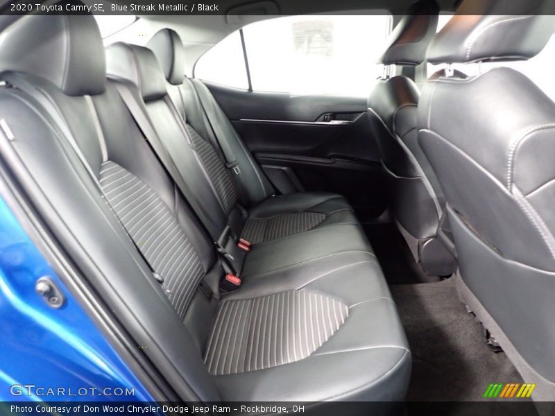 Blue Streak Metallic / Black 2020 Toyota Camry SE