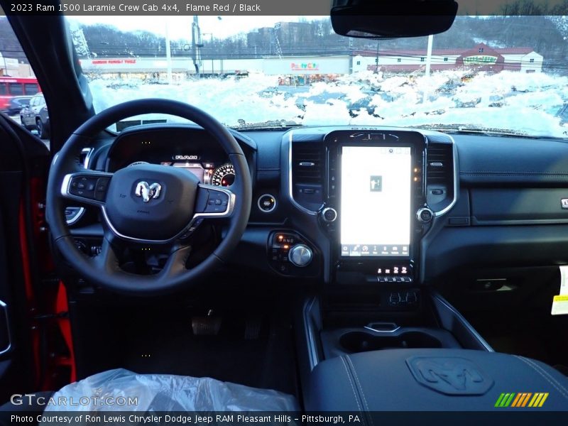 Flame Red / Black 2023 Ram 1500 Laramie Crew Cab 4x4