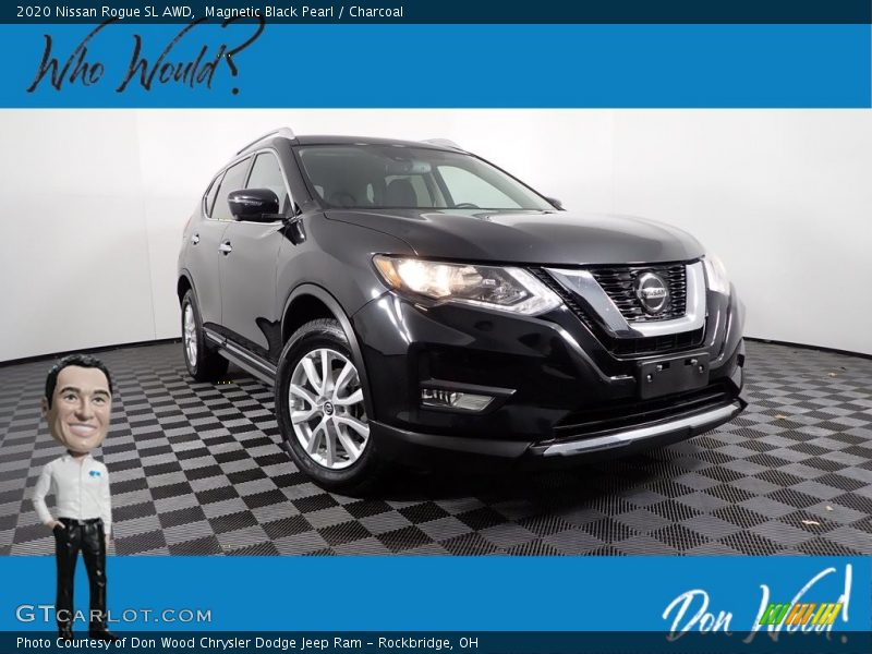 Magnetic Black Pearl / Charcoal 2020 Nissan Rogue SL AWD