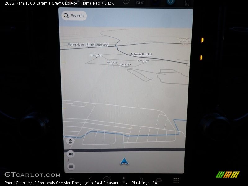Flame Red / Black 2023 Ram 1500 Laramie Crew Cab 4x4