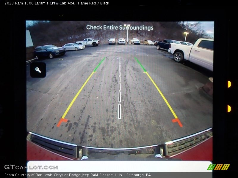 Flame Red / Black 2023 Ram 1500 Laramie Crew Cab 4x4