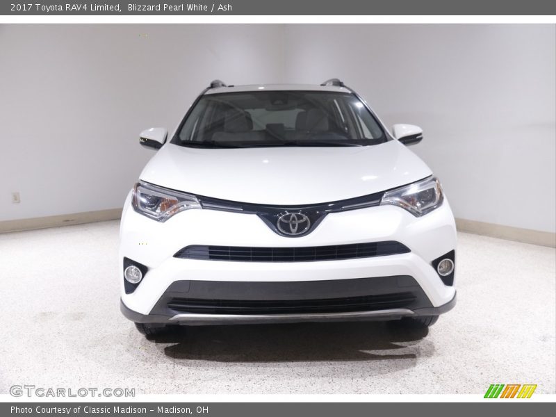 Blizzard Pearl White / Ash 2017 Toyota RAV4 Limited