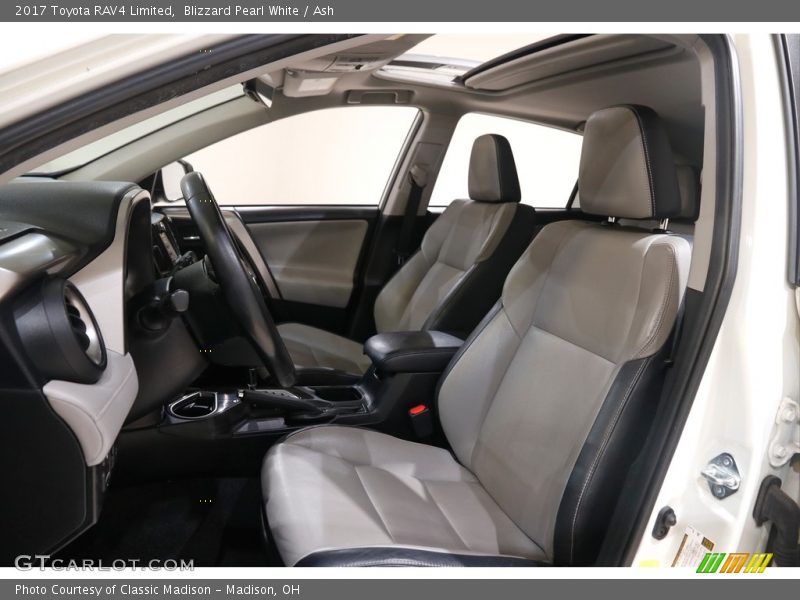 Blizzard Pearl White / Ash 2017 Toyota RAV4 Limited