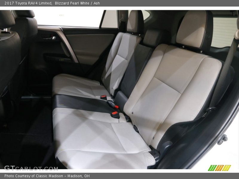 Rear Seat of 2017 RAV4 Limited