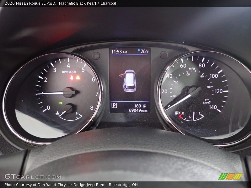 Magnetic Black Pearl / Charcoal 2020 Nissan Rogue SL AWD