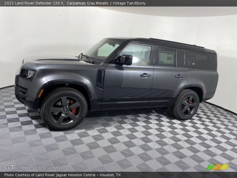 Carpathian Gray Metallic / Vintage Tan/Ebony 2023 Land Rover Defender 130 X
