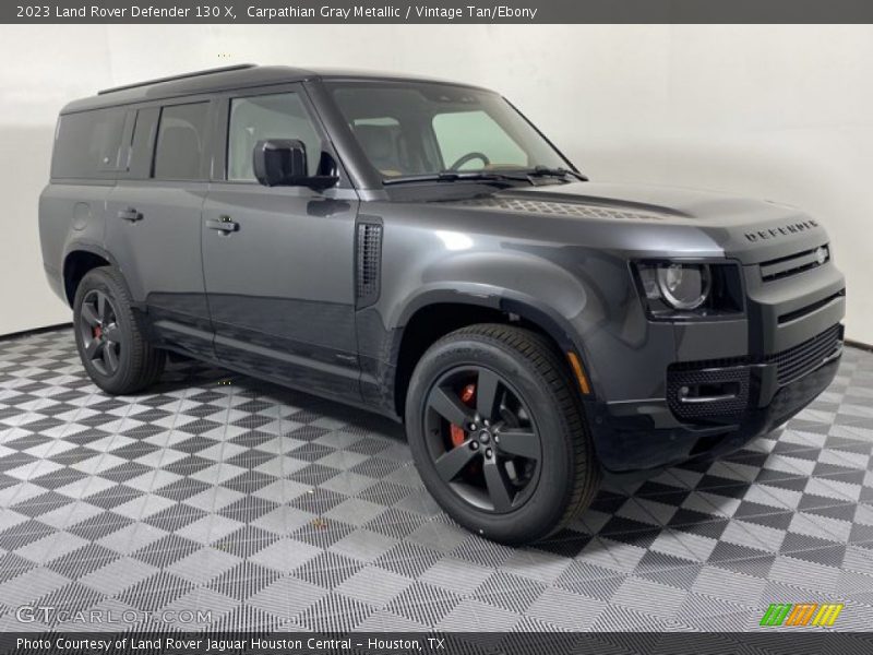 Carpathian Gray Metallic / Vintage Tan/Ebony 2023 Land Rover Defender 130 X