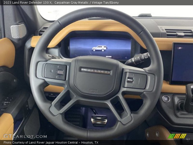 Carpathian Gray Metallic / Vintage Tan/Ebony 2023 Land Rover Defender 130 X