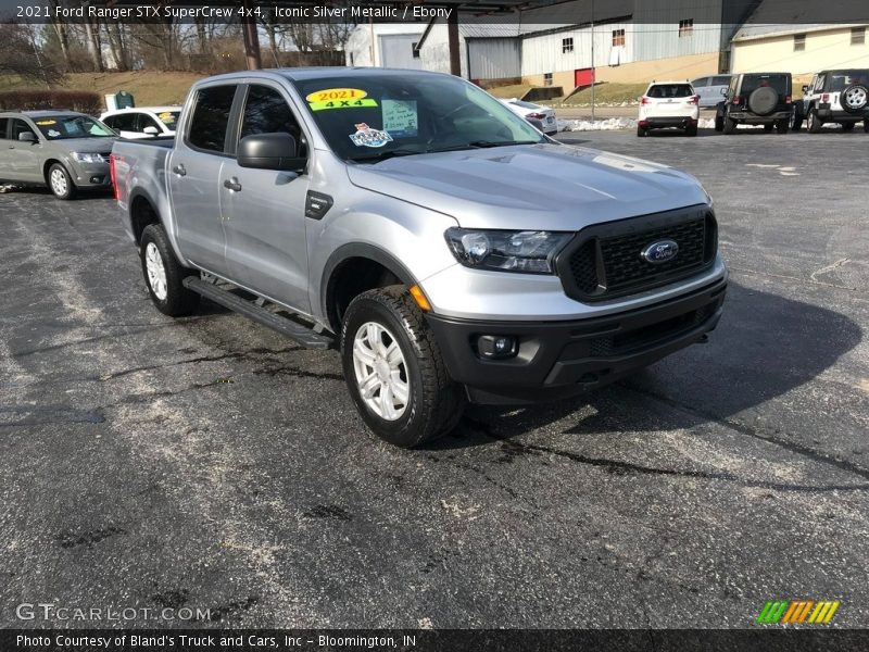 Iconic Silver Metallic / Ebony 2021 Ford Ranger STX SuperCrew 4x4