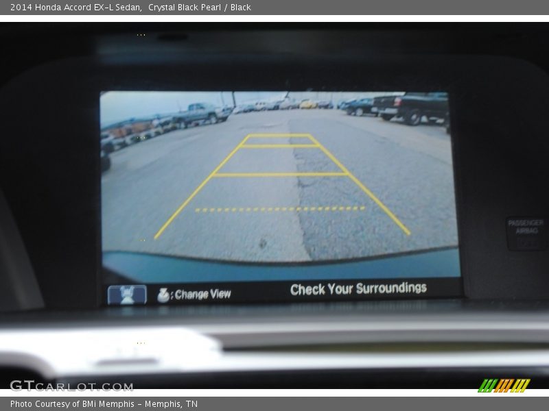 Crystal Black Pearl / Black 2014 Honda Accord EX-L Sedan