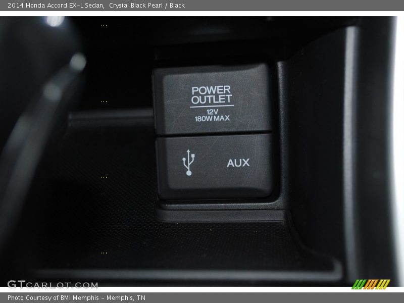 Crystal Black Pearl / Black 2014 Honda Accord EX-L Sedan