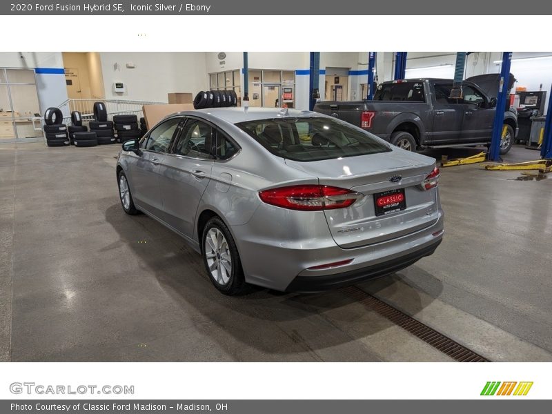 Iconic Silver / Ebony 2020 Ford Fusion Hybrid SE