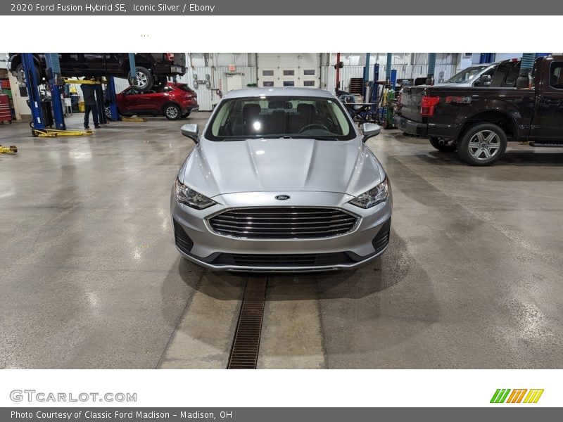 Iconic Silver / Ebony 2020 Ford Fusion Hybrid SE