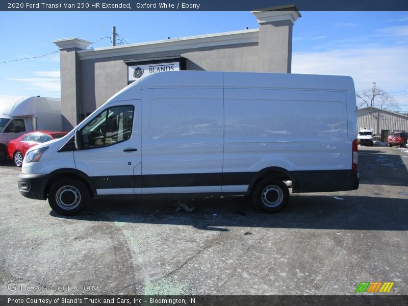 Oxford White / Ebony 2020 Ford Transit Van 250 HR Extended