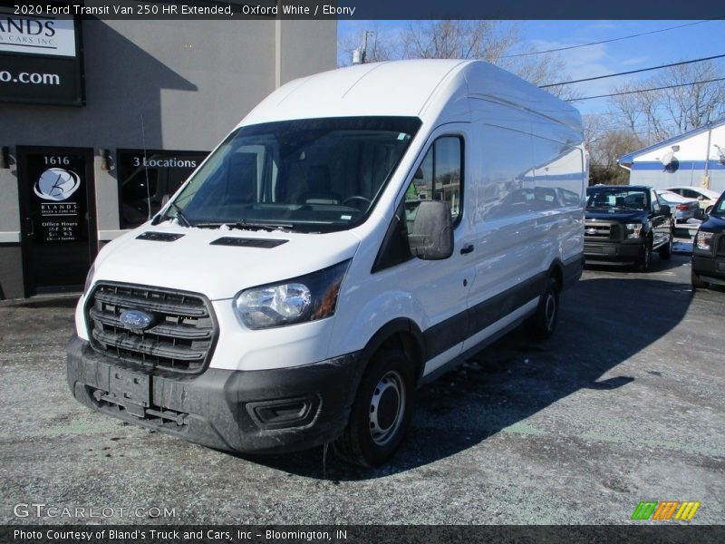 Oxford White / Ebony 2020 Ford Transit Van 250 HR Extended
