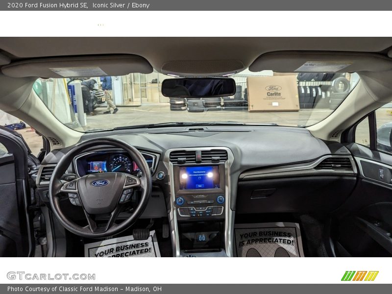 Iconic Silver / Ebony 2020 Ford Fusion Hybrid SE