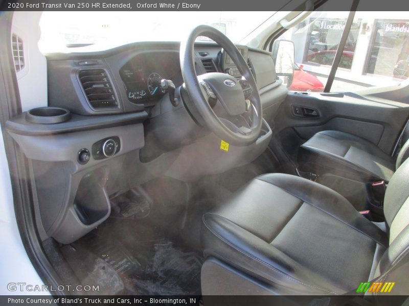 Oxford White / Ebony 2020 Ford Transit Van 250 HR Extended