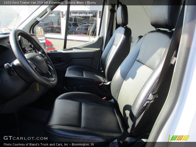 Oxford White / Ebony 2020 Ford Transit Van 250 HR Extended