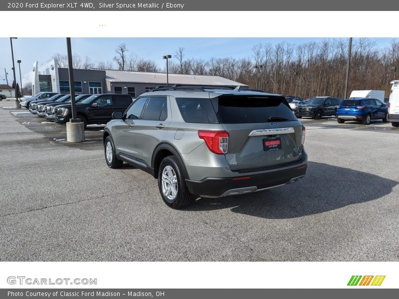 Silver Spruce Metallic / Ebony 2020 Ford Explorer XLT 4WD