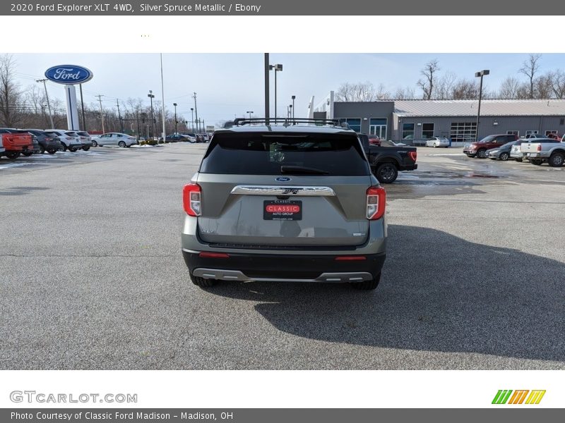 Silver Spruce Metallic / Ebony 2020 Ford Explorer XLT 4WD